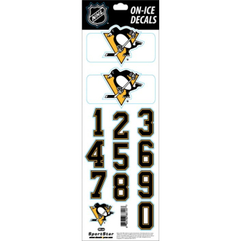 Pittsburgh Penguins naklejki na kask Decals ON-Ice