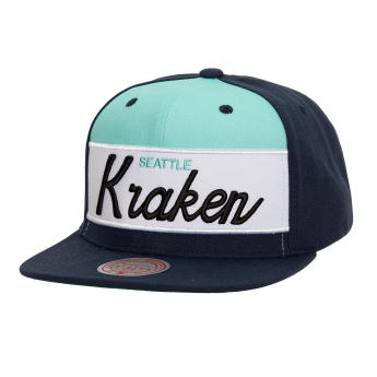 Seattle Kraken czapka flat baseballówka Retro Sport Snapback Vintage