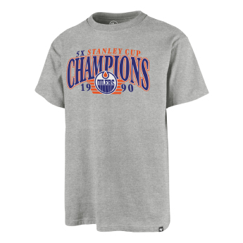 Edmonton Oilers koszulka męska Champions Backer 47 ECHO Tee grey