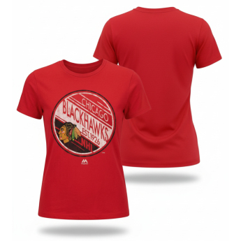 Chicago Blackhawks koszulka damska Circle red