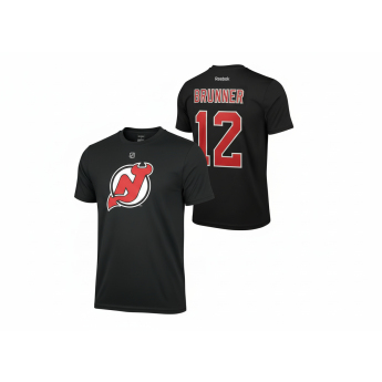 New Jersey Devils koszulka męska Damien Brunner #12 black