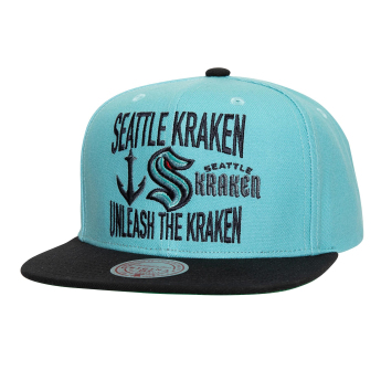 Seattle Kraken czapka flat baseballówka City Love Snapback Vintage