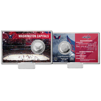 Washington Capitals Monety kolekcjonerskie History Silver Coin Card Limited Edition od 5000