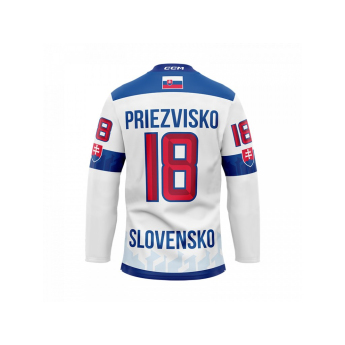Reprezentacje hokejowe hokejowa koszulka meczowa Slovakia Juraj Slafkovský #20 CCM Hockey fan white