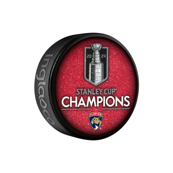 Florida Panthers krążek 2024 Stanley Cup Champions Special Edition Glitter