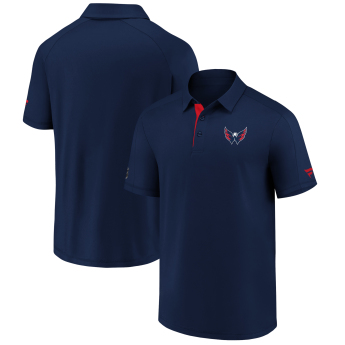 Washington Capitals męska koszulka polo Authentic Rinkside Performance navy
