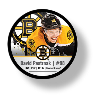 Boston Bruins krążek David Pastrňák #88 NHLPA