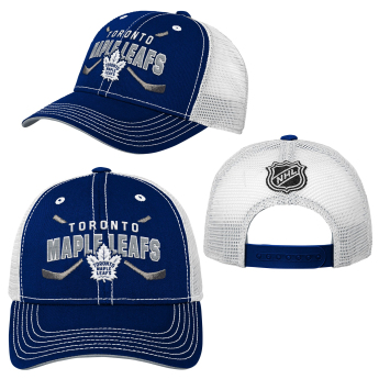 Toronto Maple Leafs dziecięca czapka baseballowa Lockup Meshback Adjustable