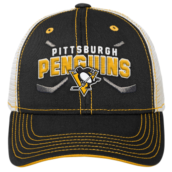 Pittsburgh Penguins dziecięca czapka baseballowa Lockup Meshback Adjustable