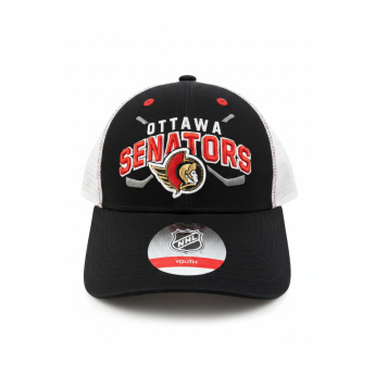 Ottawa Senators dziecięca czapka baseballowa Lockup Meshback Adjustable