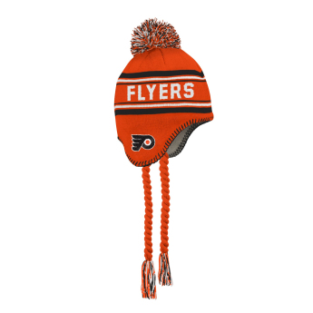 Philadelphia Flyers czapka zimowa dziecięca Jacquard Tassel Knit With Pom