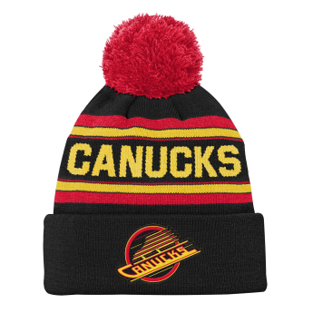 Vancouver Canucks czapka zimowa dziecięca 3Rd Jersey Jacquard Cuff Pom
