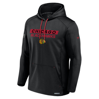 Chicago Blackhawks męska bluza z kapturem AP Rink Poly Fleece Pullover Hood