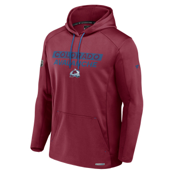 Colorado Avalanche męska bluza z kapturem AP Rink Poly Fleece Pullover Hood