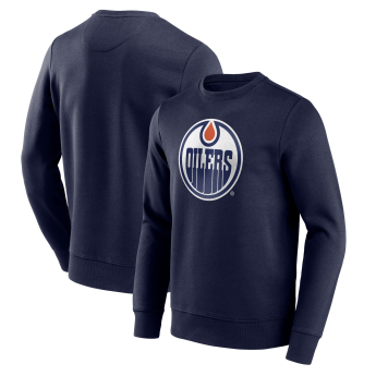 Edmonton Oilers bluza męska Primary Logo Graphic Crew Sweatshirt - VALUE