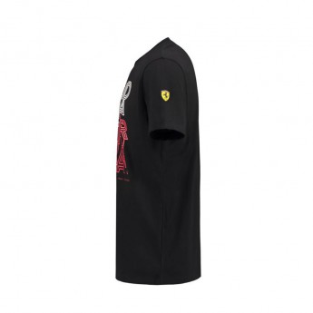Ferrari koszulka męska black Track F1 Team 2018