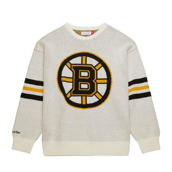 Boston Bruins bluza męska Retro Helmet Sweater Current Logo