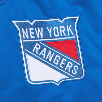 New York Rangers kurtka męska Primetime Heavyweight Satin Jacket Current Logo