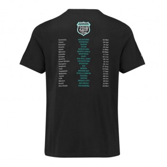 Mercedes AMG Petronas koszulka męska black Tour F1 Team 2018