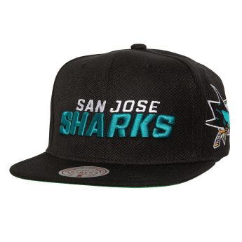 San Jose Sharks czapka flat baseballówka NHL Triple Play Snapback