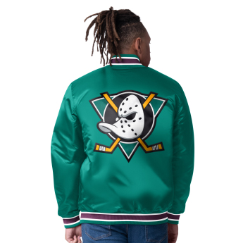 Anaheim Ducks kurtka męska The CLOSER Reversible Varsity Satin