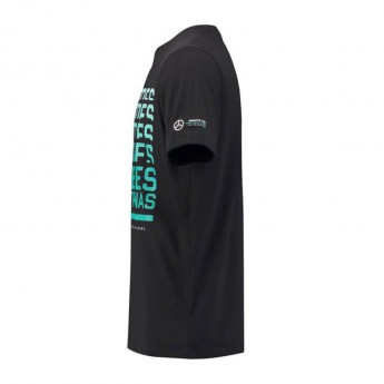 Mercedes AMG Petronas koszulka męska black Graphics F1 Team 2018
