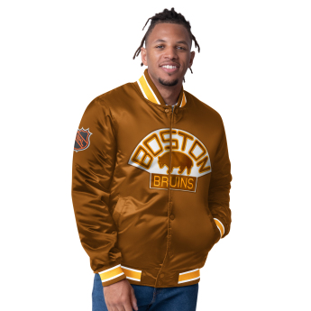 Boston Bruins kurtka męska The CLOSER Reversible Varsity Satin