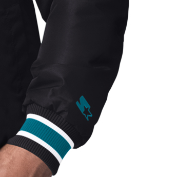 San Jose Sharks kurtka męska The CLOSER Reversible Varsity Satin