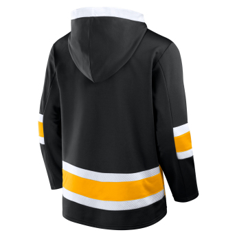 Boston Bruins męska bluza z kapturem Mens Laced Hockey