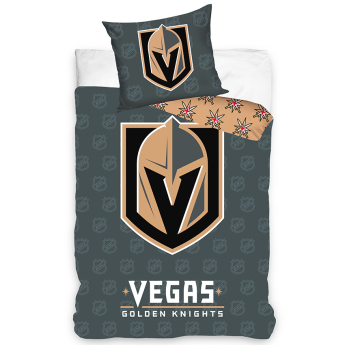 Vegas Golden Knights pościel na jedno łóżko Shield 2