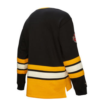 Boston Bruins bluza męska Heritage Lace-Up Crew Vintage Logo