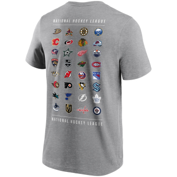 NHL produkty koszulka męska NHL All Team Graphic grey