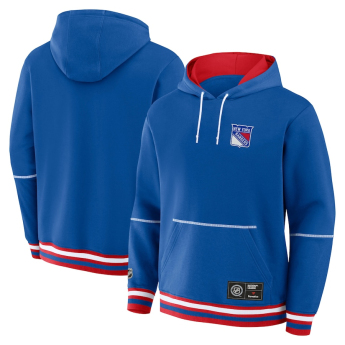 New York Rangers męska bluza z kapturem Foundation blue