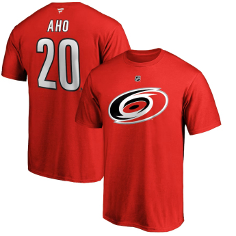 Carolina Hurricanes koszulka męska Sebastian Aho #20 Name & Number red