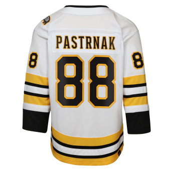 Boston Bruins dziecięca koszulka meczowa David Pastrnak Premier White