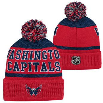 Washington Capitals czapka zimowa dziecięca Puck Pattern Cuffed Pom