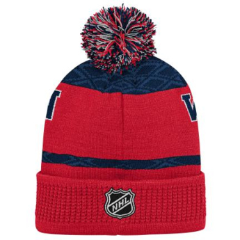 Washington Capitals czapka zimowa dziecięca Puck Pattern Cuffed Pom