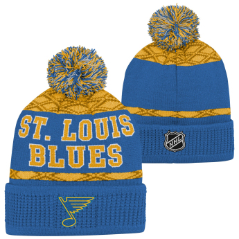 St. Louis Blues czapka zimowa dziecięca Puck Pattern Cuffed Pom