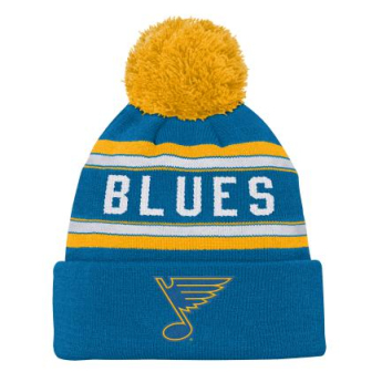 St. Louis Blues czapka zimowa dziecięca Jacquard Cuffed Knit With Pom