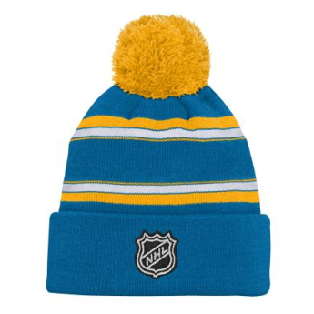 St. Louis Blues czapka zimowa dziecięca Jacquard Cuffed Knit With Pom