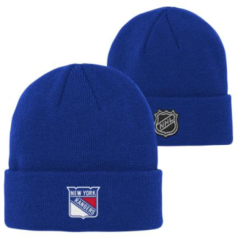 New York Rangers czapka zimowa dziecięca Cuffed Knit blue