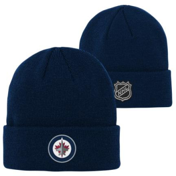 Winnipeg Jets czapka zimowa dziecięca Cuffed Knit navy