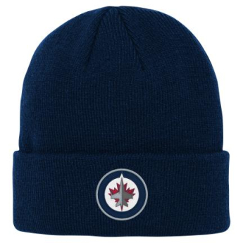 Winnipeg Jets czapka zimowa dziecięca Cuffed Knit navy