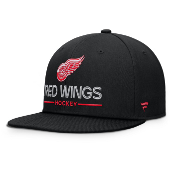 Detroit Red Wings czapka flat baseballówka Authentic Pro A/Cap Flat Brim Square Visor Structured Adjustable