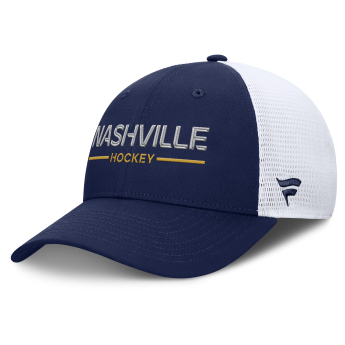 Nashville Predators czapka baseballówka Authentic Pro A/Cap Structured Adj. Meshback
