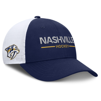 Nashville Predators czapka baseballówka Authentic Pro A/Cap Structured Adj. Meshback