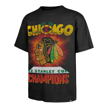 Chicago Blackhawks koszulka męska Sigma 47 Foundation Tee black