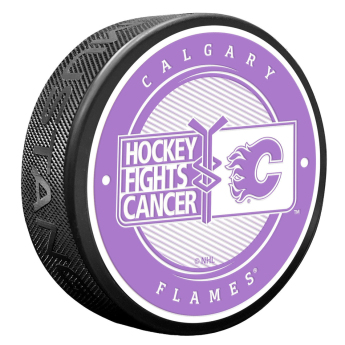 Calgary Flames krążek Hockey Fights Cancer