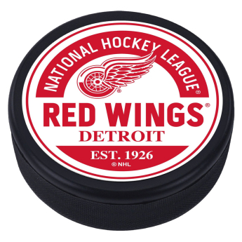 Detroit Red Wings krążek Block Textured Puck