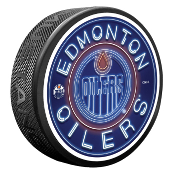 Edmonton Oilers krążek Neon
